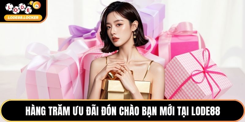Hàng trăm ưu đãi đón chào bạn mới tại LODE88