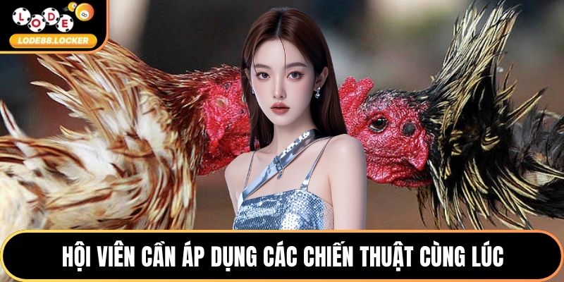 Hội viên cần áp dụng các chiến thuật cùng lúc
