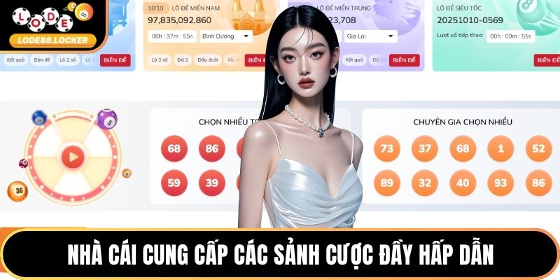 Nhà cái cung cấp các sảnh cược đầy hấp dẫn